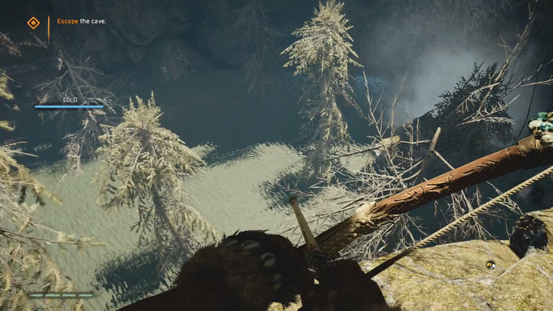 The Drowned Cave, one of the the game’s cooler remote locations.